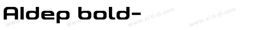 AIdep bold字体转换